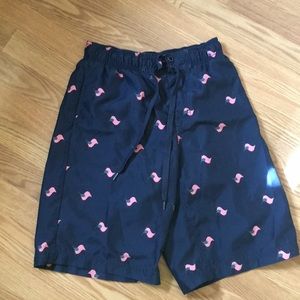 American Flag Patriotic Swim Trunks